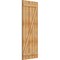 Ekena Millwork Joined Board-n-Batten Shutters w/Z-Bar, Rough Sawn Western Red Cedar, 26 7/8W x 69H, PR RBJ06Z26X069RWR - alternate 5